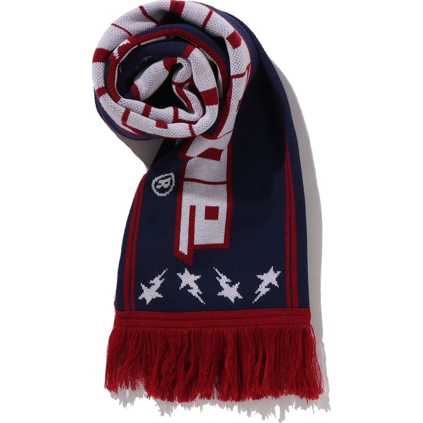 BAPE LOGO JACQUARD SCARF