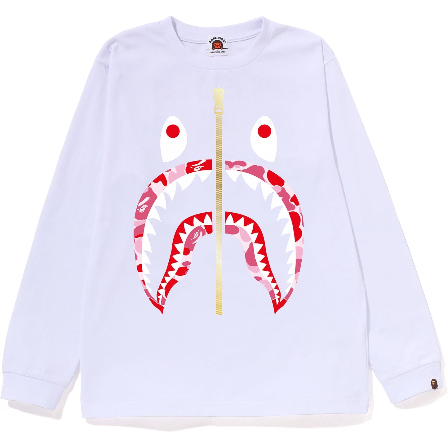 ABC CAMO SHARK L/S TEE JR KIDS