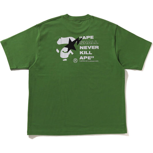 BAPE STA APE FACE RELAXED FIT TEE MENS