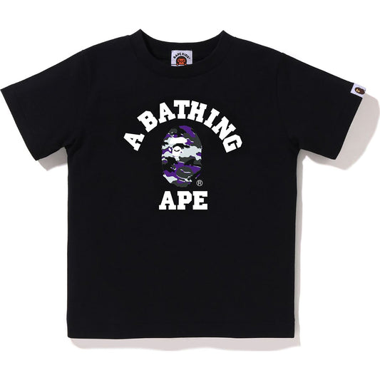 GLITCH WOODLAND CAMO COLLEGE TEE KIDS
