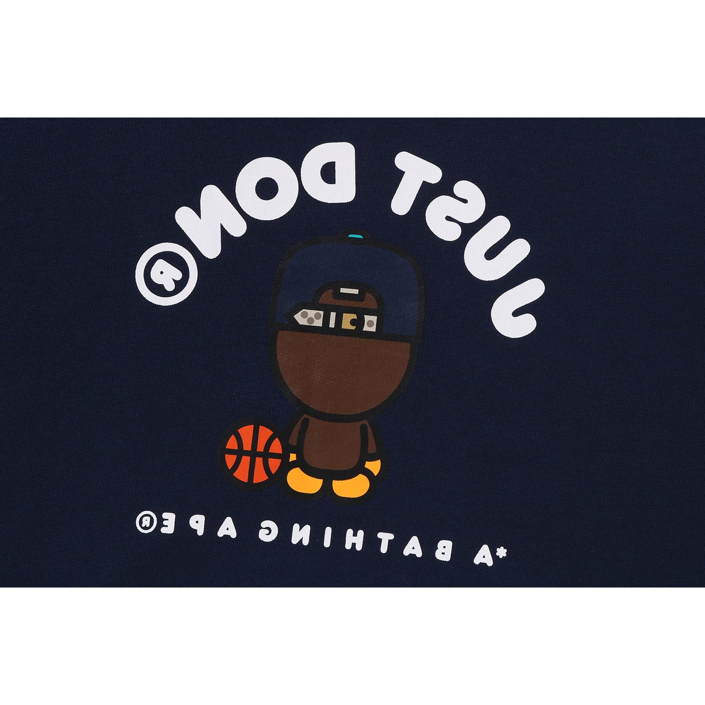 BAPE X JUST DON MILO RELAXED FIT PULLOVER HOODIE MENS