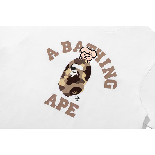 BAPE X STRAYKIDS PUPPYM COLLEGE TEE LADIES