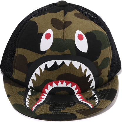 1ST CAMO SHARK MESH CAP KIDS