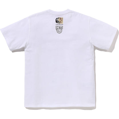 BAPE X M&N NBA - NEW JERSEY NETS TEE MENS
