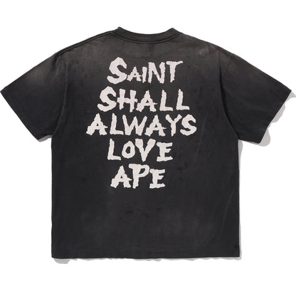 BAPE X SAINT MXXXXXX S.S.A.L.A TEE MENS