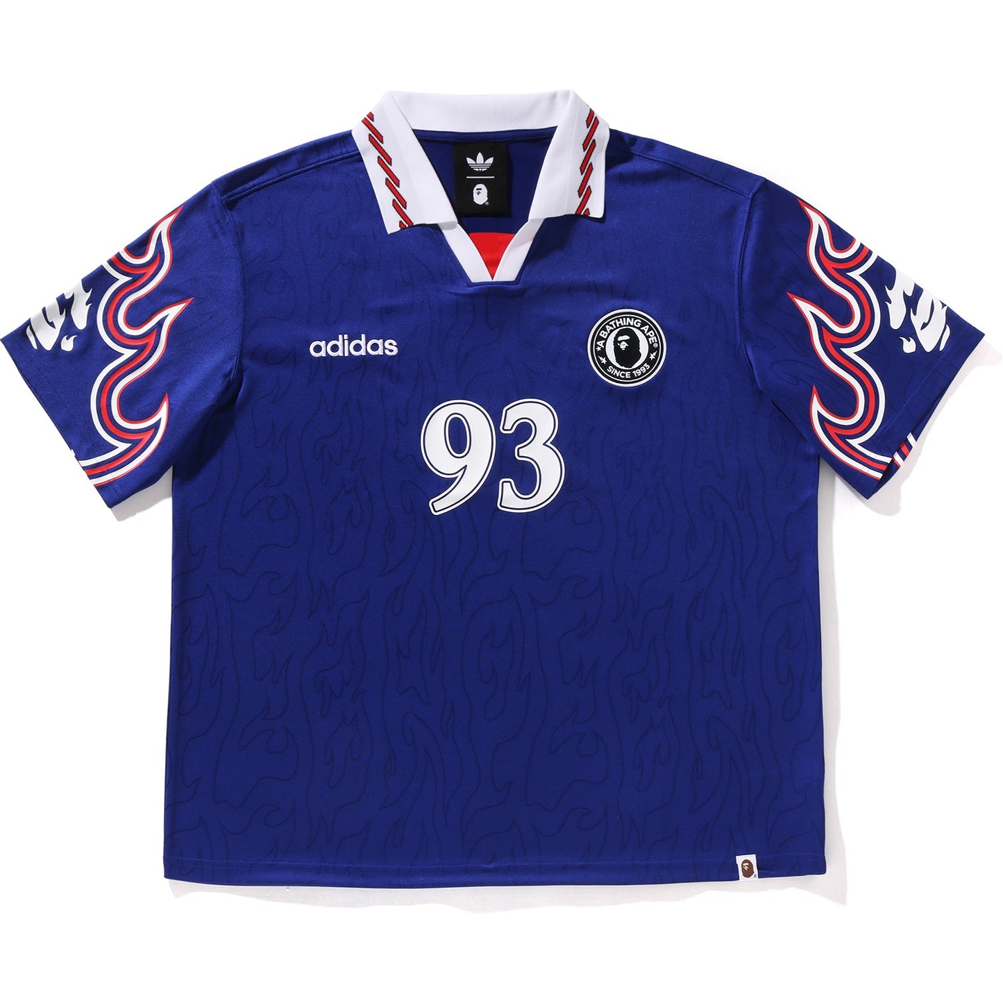 BAPE X ADIDAS FLAME JERSEY MENS