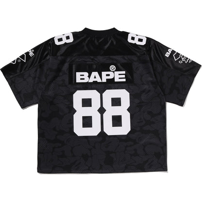 SOLID CAMO MULTI LOGO RELAXED FIT FOOTBALL JERSEY TEE MENS