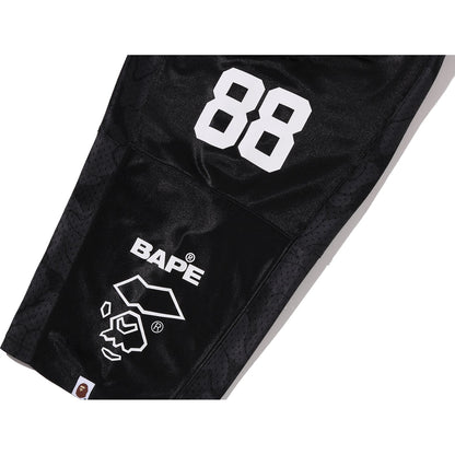 SOLID CAMO MULTI LOGO RELAXED FIT FOOTBALL JERSEY TEE MENS