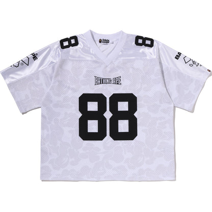 SOLID CAMO MULTI LOGO RELAXED FIT FOOTBALL JERSEY TEE MENS