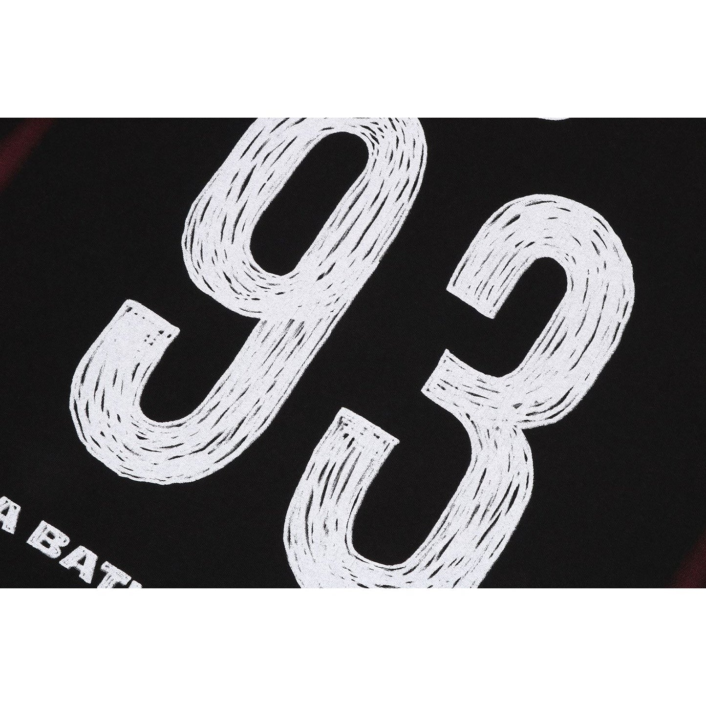 HEAVY WASH HAND DRAW FOOTBALL MULTI LOGO RELAXED FIT TEE MENS