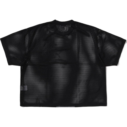 WATER PRINT APE HEAD MESH RELAXED FIT TEE MENS