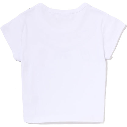 FAKE PRINT CROPPED TEE LADIES