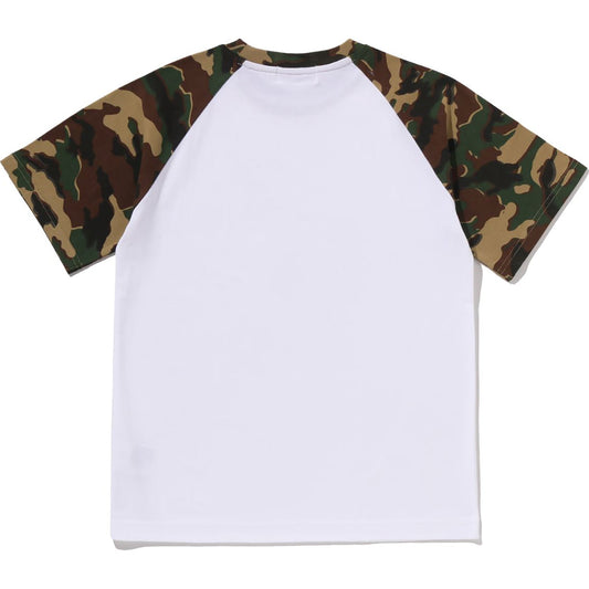 GLITCH WOODLAND CAMO BY BATHING APE TEE JR KIDS