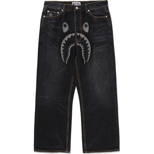 SHARK RELAXED FIT DENIM PANTS MENS