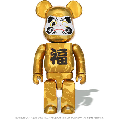 NEW YEAR BE@RBRICK MANEKINEKO SHISHIMAI DARUMA 100% & 400%