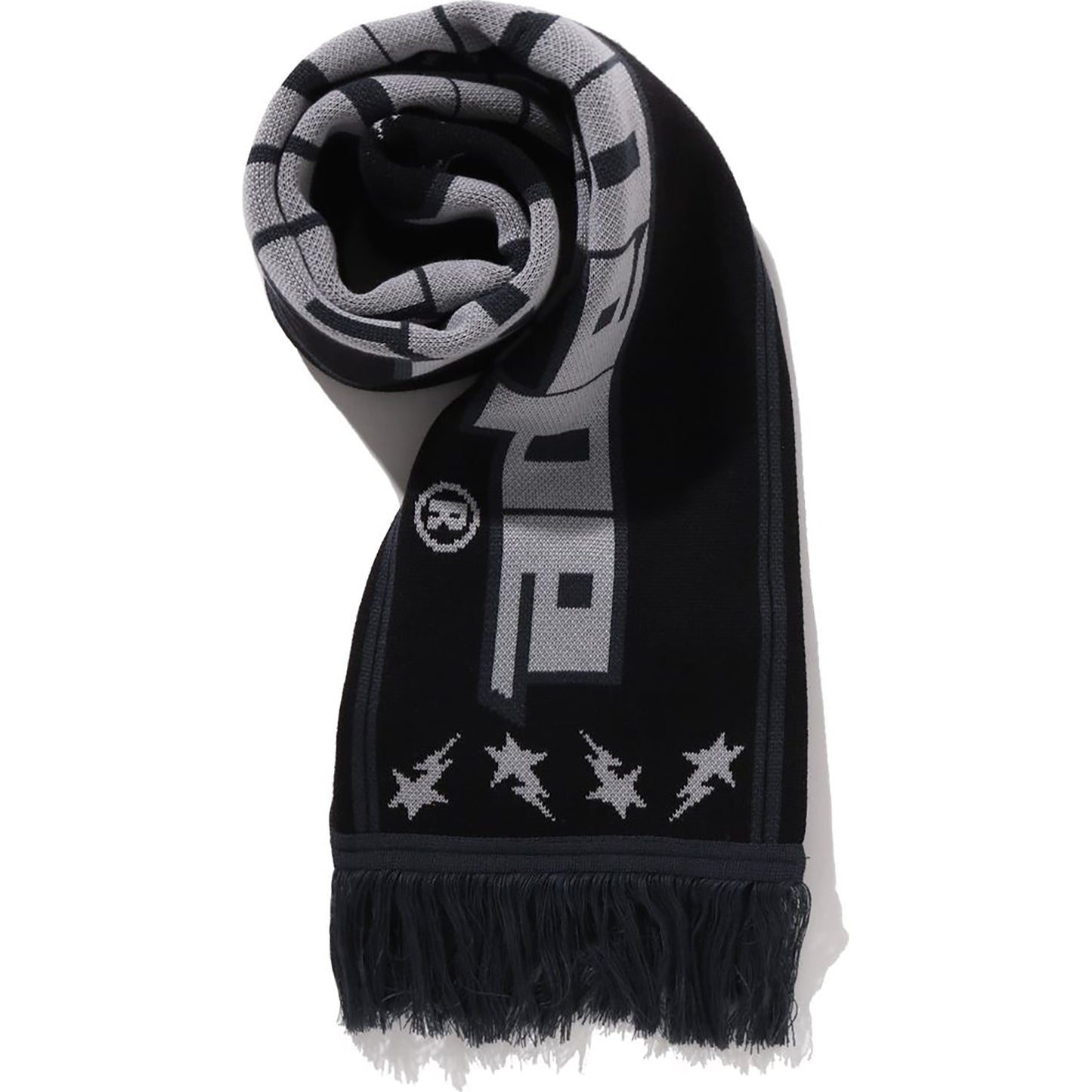 BAPE LOGO JACQUARD SCARF