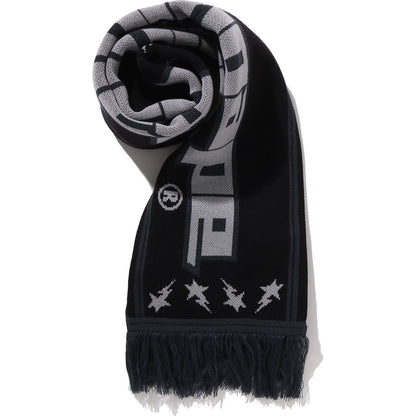 BAPE LOGO JACQUARD SCARF