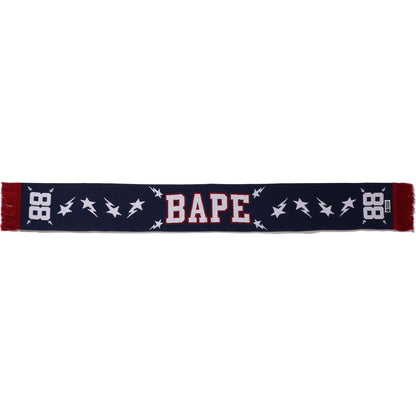 BAPE LOGO JACQUARD SCARF