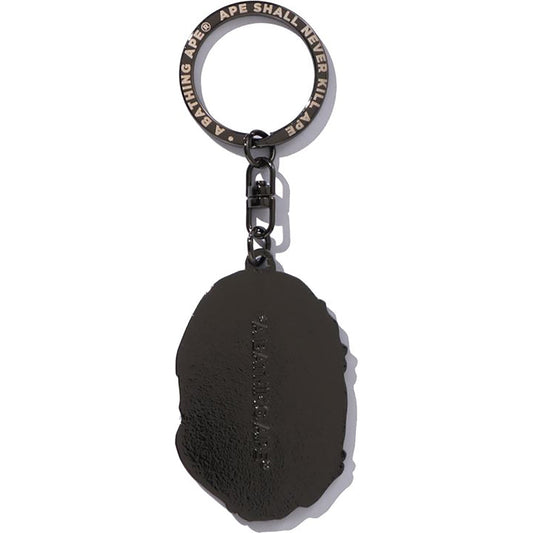 APE HEAD METAL KEYCHAIN