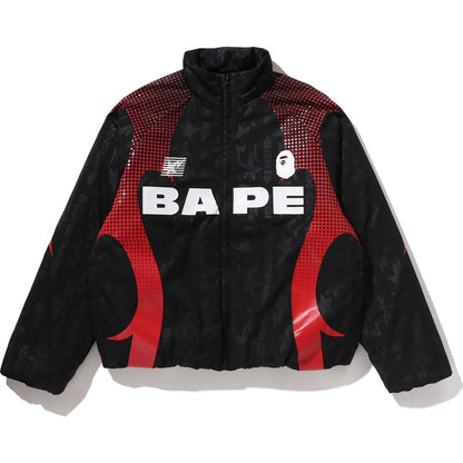 ABA FRAME MONOGRAM JACQUARD MULTI LOGO PADDED JACKET MENS