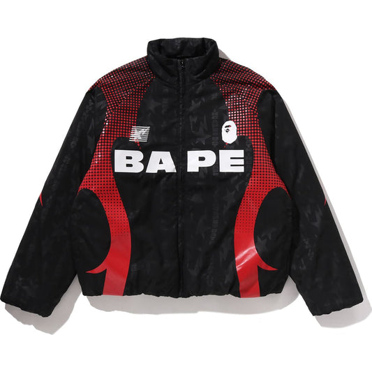 ABA FRAME MONOGRAM JACQUARD MULTI LOGO PADDED JACKET MENS