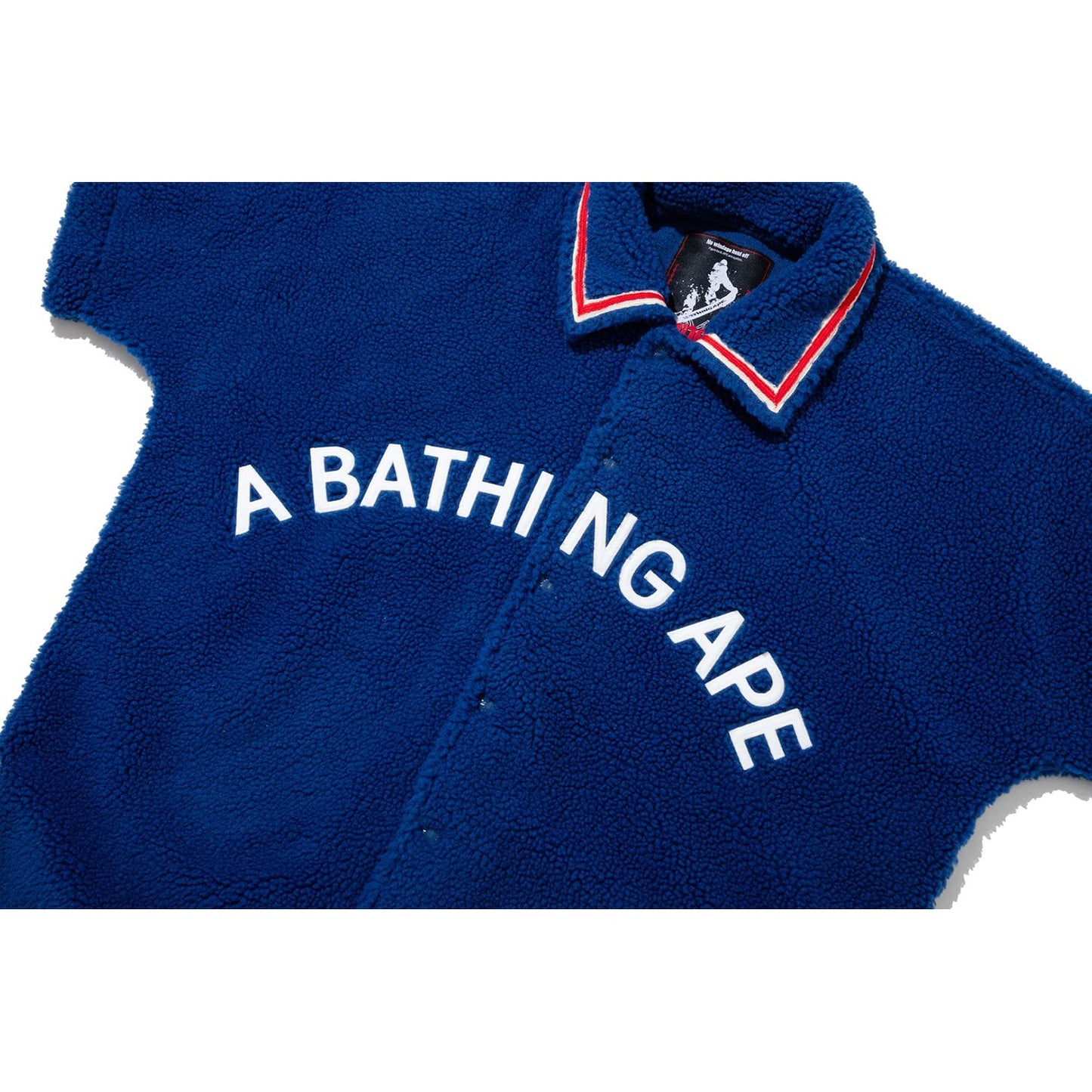 BAPE BY KAZUKI KURAISHI SHERPA DETACHABLE COACH JACKET MENS