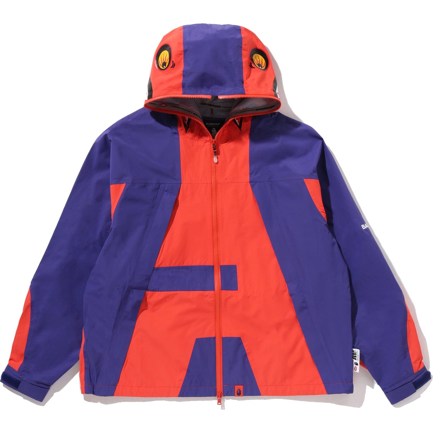 BAPE BY KAZUKI KURAISHI SHARK ZIP PACKABLE SNOWBOARD JACKET MENS