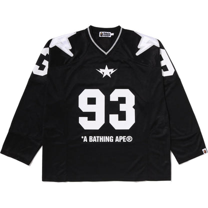 LINE CAMO MULTI LOGO CROPPED FIT FOOTBALL JERSEY MENS