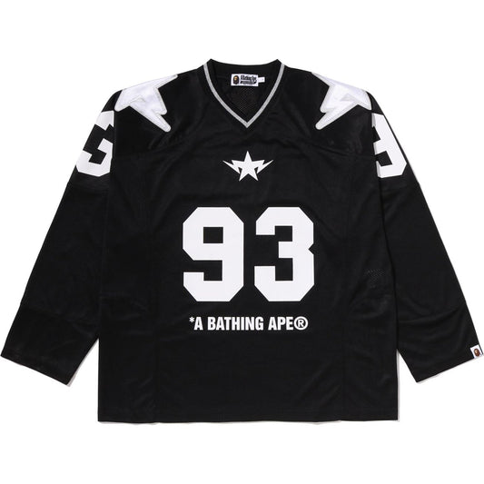LINE CAMO MULTI LOGO CROPPED FIT FOOTBALL JERSEY MENS