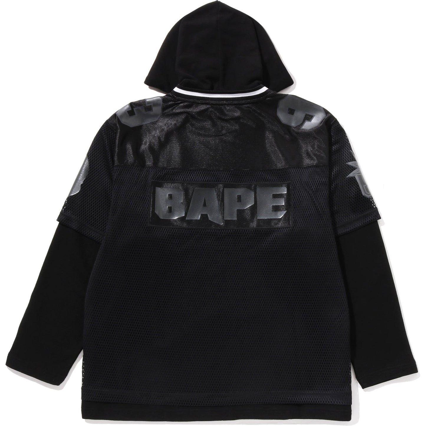 BAPE US BLACK FRIDAY MESH LAYERED RELAXED FIT PULLOVER HOODIE MENS