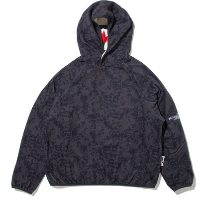 BAPE BY KAZUKI KURAISHI PIXELATE CAMO SHARK RELAXED FIT HOODIE MENS