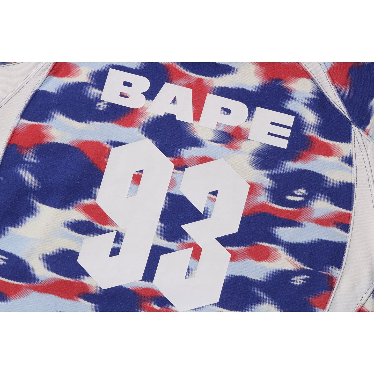 SCREEN CAMO FOOTBALL LOGO RELAXED FIT PULLOVER HOODIE MENS
