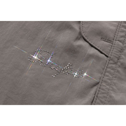 CRYSTAL STONE BAPE LOGO ARMY PANTS LADIES