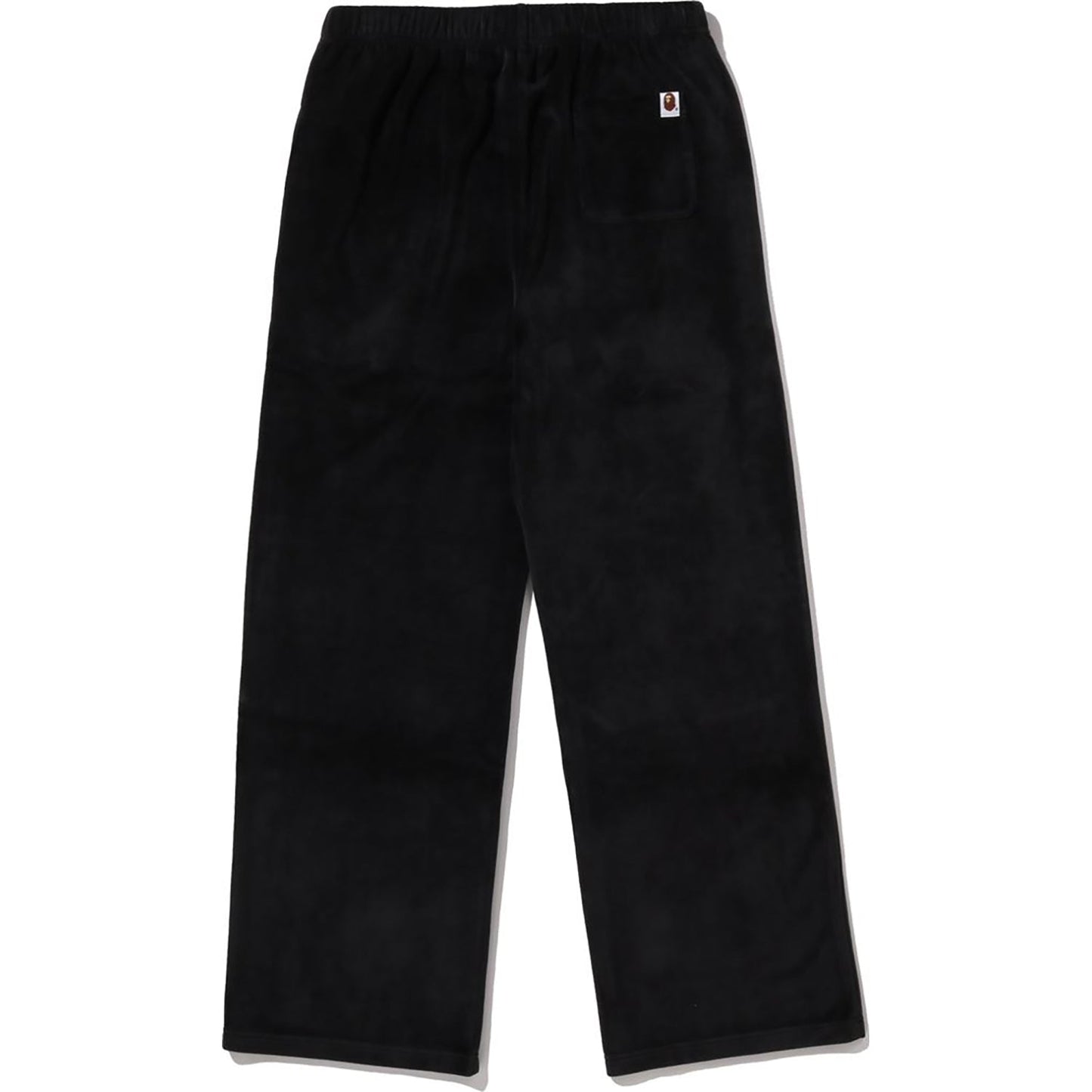 CRYSTAL STONE APE HEAD VELOUR WIDE PANTS LADIES