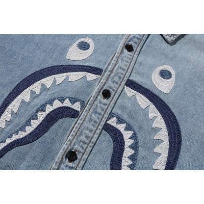 SHARK LIGHT DENIM LS SHIRT MENS