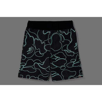 TEXT CODE CAMO SWEAT SHORTS MENS