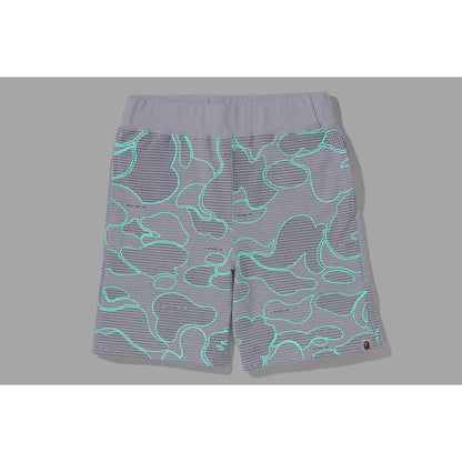 TEXT CODE CAMO SWEAT SHORTS MENS