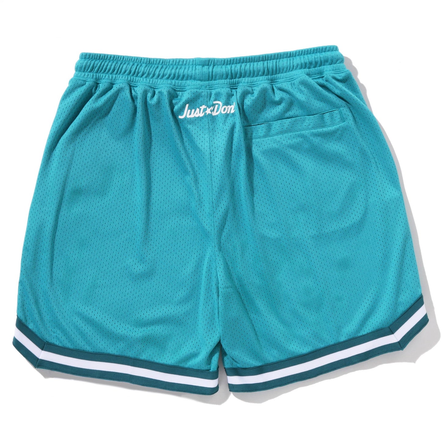 BAPE X JUST DON MILO RELAXED FIT BASKETBALL SHORTS MENS