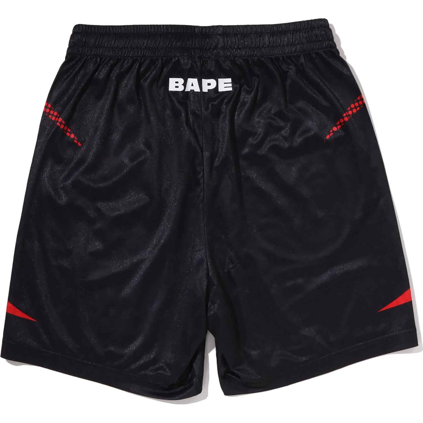 APE FLAME MONOGRAM JACQUARD RELAXED FIT FOOTBALL SHORTS MENS