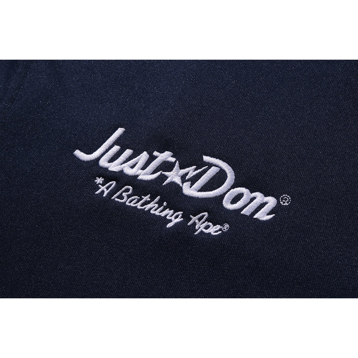 BAPE X JUST DON LOGO BASEBALL RELAXED FIT SHIRT MENS
