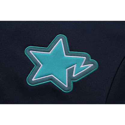 BAPE X JUST DON LOGO BASEBALL RELAXED FIT SHIRT MENS