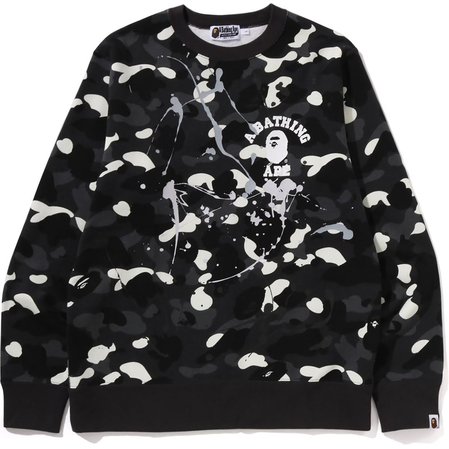 CITY CAMO PAINTING CREWNECK SWEATSHIRT MENS