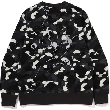CITY CAMO PAINTING CREWNECK SWEATSHIRT MENS