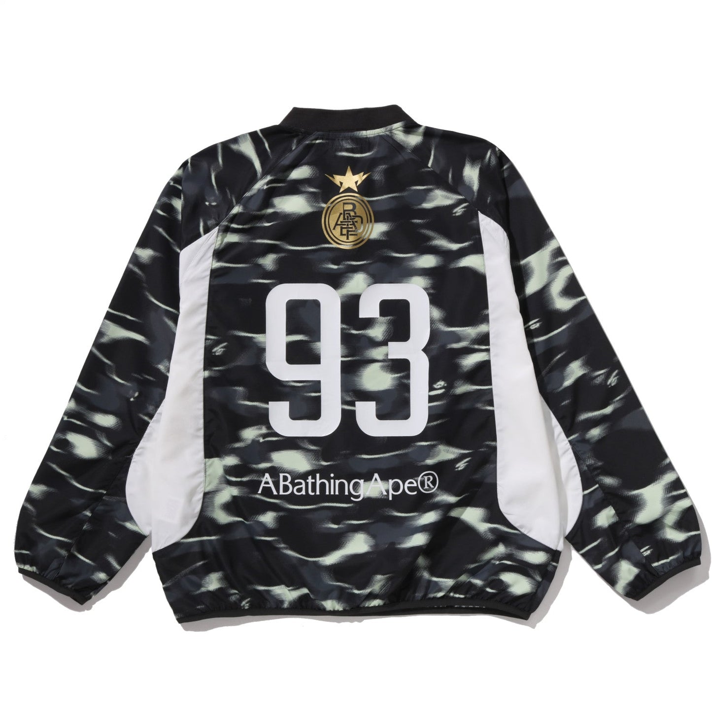 SCREEN CAMO FOOTBALL LOGO RELAXED FIT CREWNECK SWEATSHIRT MENS