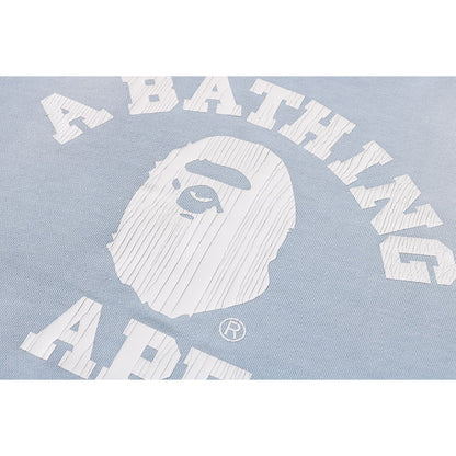 VINTAGE WASHED COLLEGE CREWNECK SWEATSHIRT LADIES