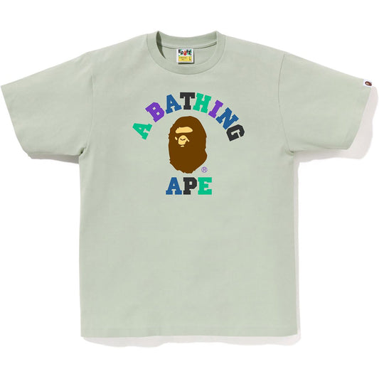 BAPE MENS COLORS COLLEGE TEE