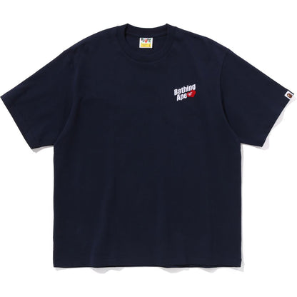 BAPE MENS A BATHING APE LOGO RELAXED FIT TEE