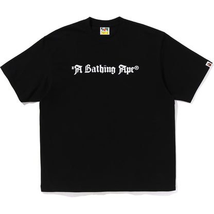 A BATHING APE LOGO RELAXED FIT TEE MENS