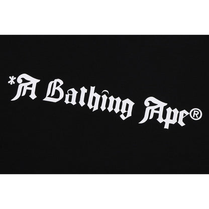 A BATHING APE LOGO RELAXED FIT TEE MENS