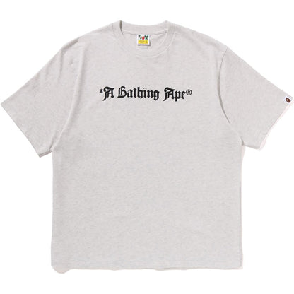 A BATHING APE LOGO RELAXED FIT TEE MENS